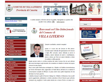 Tablet Screenshot of comune.villaliterno.ce.it